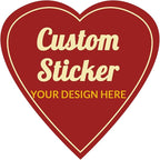 100-500 Pcs Custom Stickers Personalized Labels by Bemumley