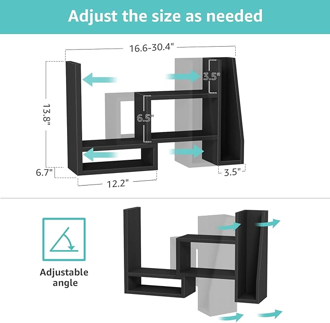 Desktop File Organizer Desk Organizer Shelf - Image 2