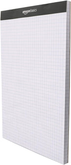 Amazon Basics Quad-Ruled Graph Paper Pad, 8.5 Inch x 11.75 Inch, 100 Sheets/Pad - Image 6