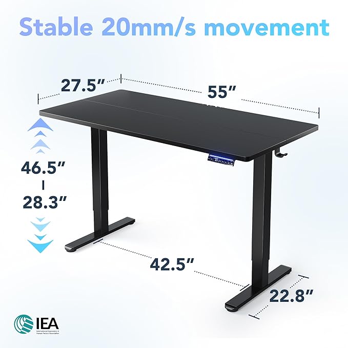 HUANUO AI-Powered Electric Standing Desk - Image 2