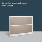 Stand Up Desk Store Oakwood Aesthetic Modular Walls | Room Divider Wall - Image 3