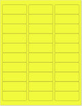 NextDayLabels - 8-1/2 x 11" Neon Color High Light Fluorescent Labels by NextDayLabels