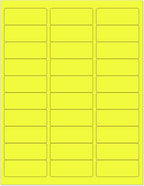 NextDayLabels - 8-1/2 x 11" Neon Color High Light Fluorescent Labels by NextDayLabels