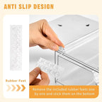 5 Pack Makeup Organizer Stackable, 12.1''L Bathroom Organizer and Storage - Image 3