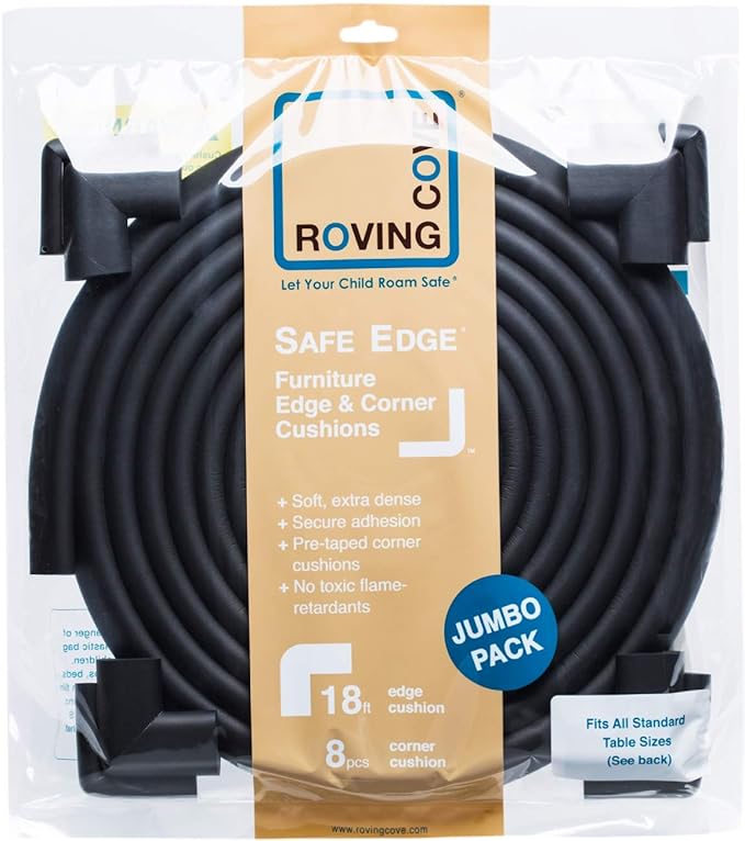 Roving Cove HeftyFit Edge Corner Protector Baby Proofing, Heavy-Duty, Soft NBR - Image 8