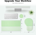 Ospelelf Ergonomic Mouse Pad and Keyboard Stand Wrist Rest Set, Memory Foam - Image 6