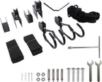 2026 upgrade cargo box garage pulley system, heavy-duty, front angle view