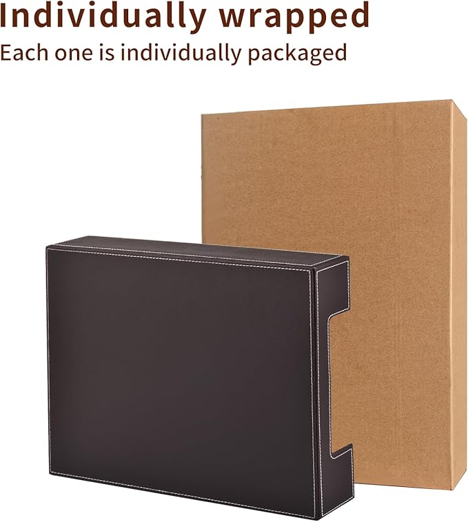 Leather Letter Tray, Office Supplies Desk Organizer - Image 12