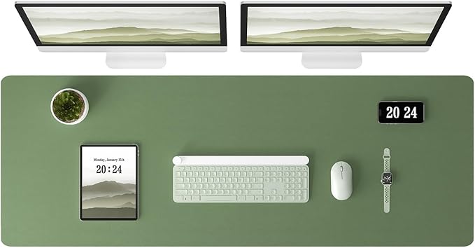 Aothia Leather Desk Pad Protector by AothiaSimpleNaturalUnique