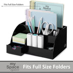 My Space Organizers Black Desk Organizer - Image 3