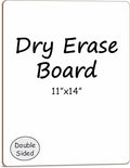 Scribbledo White Board Dry Erase Board 11" x14” Mini Double Sided Personal by Scribbledo