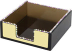 Buqoo Sticky Note Holder, Post It Note Dispenser Desk Organizer | Bling Postit Note Dispenser Post It Note Holder for Desk Acrylic Office Supplies