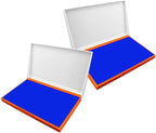2 Pack Plastic Case Stamp Pad Large Size by ZIGEL