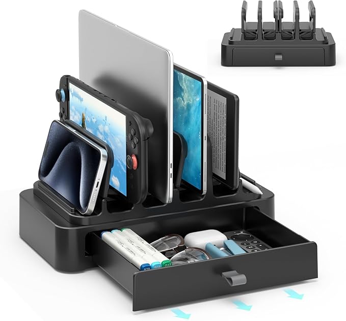 KDD Vertical Laptop Stand with Drawer by KDD
