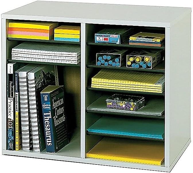 Safco Literature Organizer, 12 Compartments, Office and Classroom Mailbox by SafcoProducts