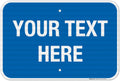 Personalized Custom Blue Background Customize