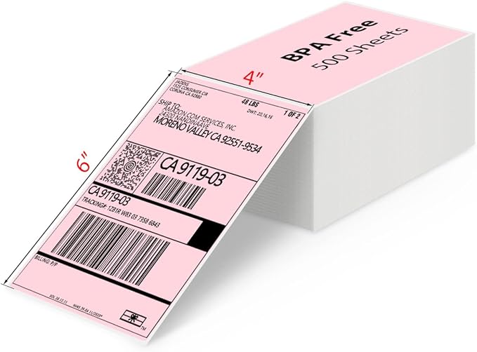 JADENS 4X6 Thermal Direct Shipping Label Compatible by JADENS