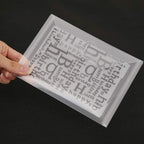 Large Stamp & Die Storage Pockets Resealable Clear Plastic Seal Bags Storage - Image 7