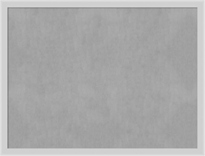 Amanti Art Silver Framed Magnetic Board 19x25 Medium Vision Board by AmantiArt