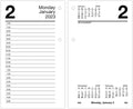 AT-A-GLANCE 2023 Daily Desk Calendar Refill, 3-1/2" x 6", Loose Leaf (E71750)