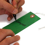 SmartSign 4.75 x 2.375 inch Blank Tyvek Shipping Tags - Image 8