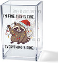 Vgrti I'm Fine This Is Fine Acrylic Cosmetic Pencil Pen Holder Cup, Funny by Unknown