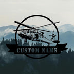 Personalized Metal Airplane Wall Art, Airplane Name Sign, Customized Pilot Name - Image 3