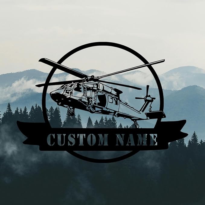 Personalized Metal Airplane Wall Art, Airplane Name Sign, Customized Pilot Name - Image 3