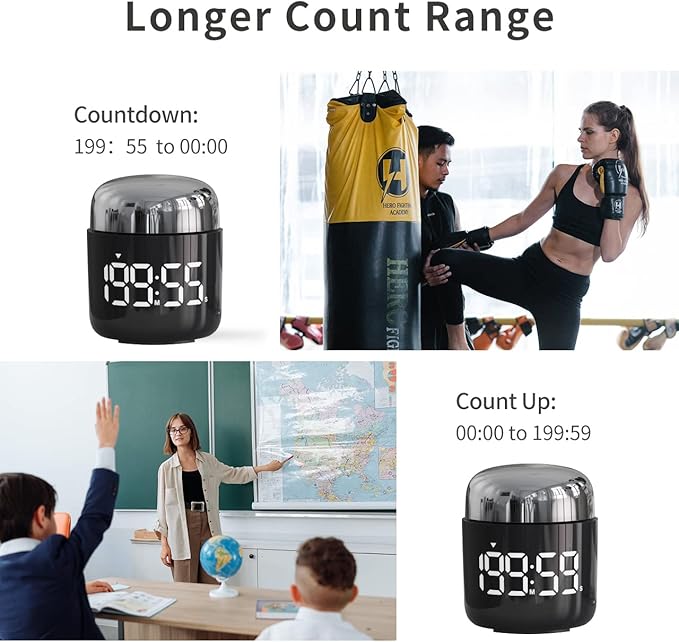 MeesMeek Digital Kitchen Timer, Countdown Countup Timer - Image 4