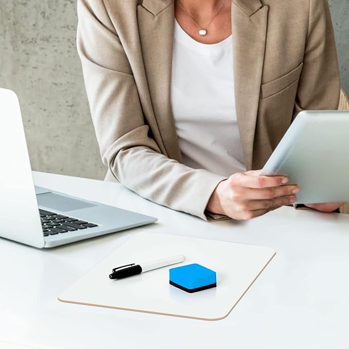 Dry Erase LapBoards, PANDRI 6 Pack Double Sided 12.5 x 9 Inch Whiteboards - Image 7