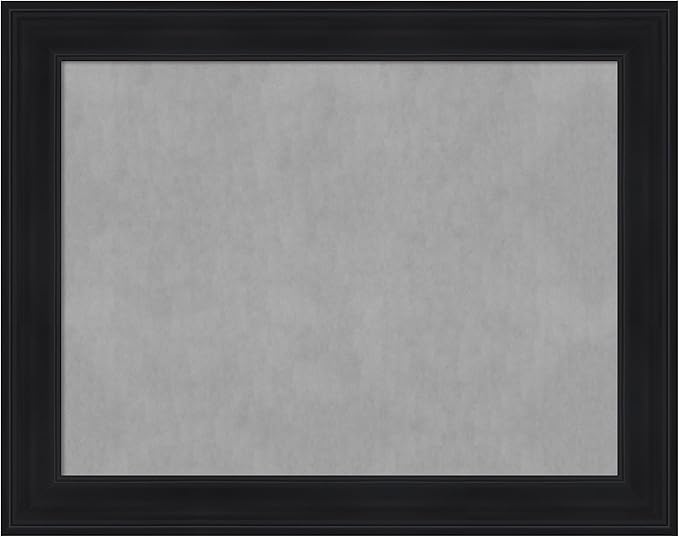 Amanti Art Black Framed Magnetic Board 23x29 Medium Vision Board by AmantiArt