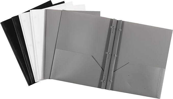 JAM PAPER Plastic Color POP Folders by JAMPaper