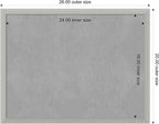 Amanti Art Silver Framed Magnetic Board 20x26 Medium Vision Board - Image 4
