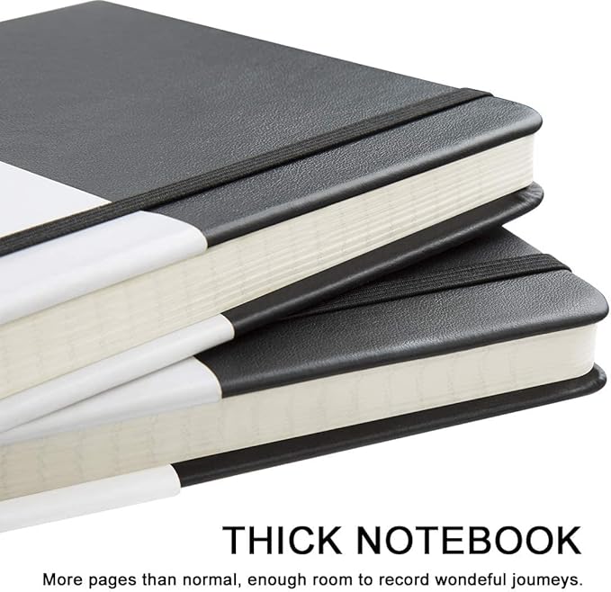 Huhuhero 10 Pack Lined Journal Notebook, 120Gsm College Ruled Thick Paper - Image 6