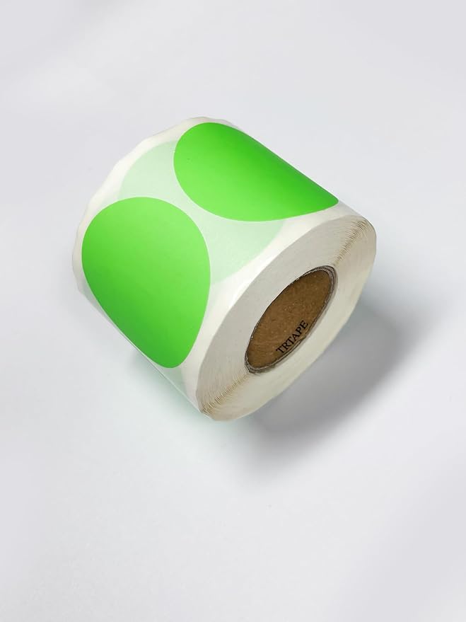 2 Inch Round Color Coding Labels - Image 2