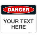 Custom Danger Sign, OSHA Sign, 24x30 Inches, Rust Free .063 Aluminum, Fade by SigoSigns