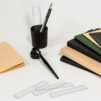 Zonon 100 Pcs 6 Inch Rulers Bulk Clear Plastic Flexible Straight Rulers - Image 6