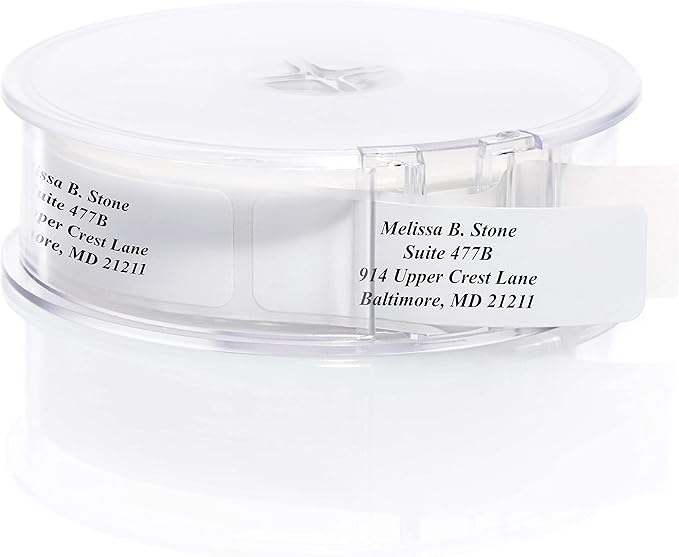 White Personalized Return Address Labels by ArtisticDirect