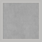 Amanti Art Silver Framed Magnetic Board 23x23 Medium Vision Board by AmantiArt