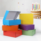 PHAREGE 12x9x4 inch Gift Shipping Boxes Bulk 18 Pack 6 Colors, Tab Lock Tuck - Image 3