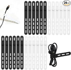 Donruby 24Pcs Silicone Cable Ties by Donruby
