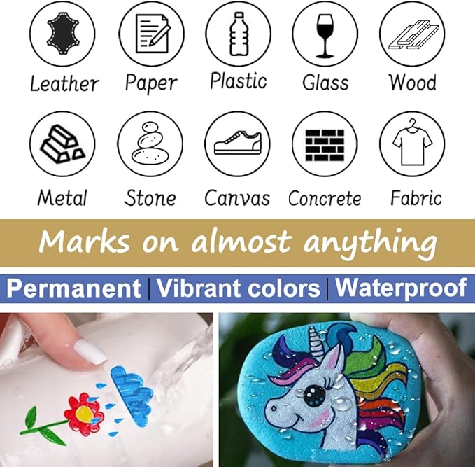 Overseas White Paint Marker Pens - Image 6