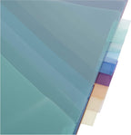 Amazon Basics Tab Dividers for 3 Ring Binder, Two Pocket, Letter Size, Transparent Assorted Colors, 24 Count (Pack of 2)