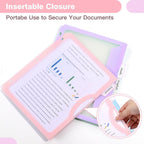 5 Tabs Dividers for 3 Ring Binder, 5 Pastel Binder Dividers with Pocket for US Letter Size, Binder Dividers with Tabs (XY024) (12)