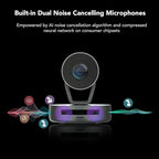 NEARITY V410 NDI PTZ Camera, 2K 10x Hybrid Zoom Video Conference Webcam - Image 6