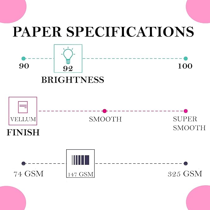 Print It - Vellum Bristol Colored Cardstock Cover Paper, 67 Lb, 8.5" X 11” - Image 4