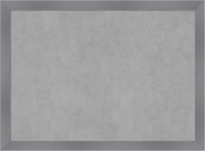 Amanti Art Grey Framed Magnetic Board 22x30 Medium Vision Board by AmantiArt