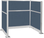 Versare Pre-Configured Hush Panel Electric Cubicle | Workstation Divider Walls by VERSARE