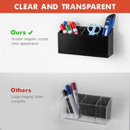 Banafich Magnetic Dry Erase Marker Holder, Acrylic Magnet Pen Holder - Image 4