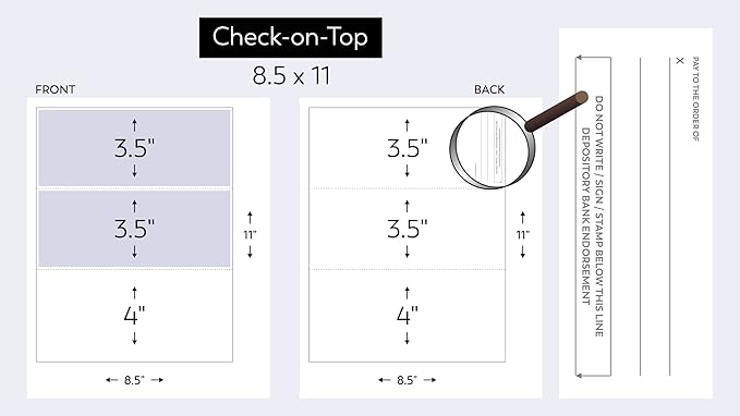 Compuchecks Check on Top Blank Check Paper - Image 3